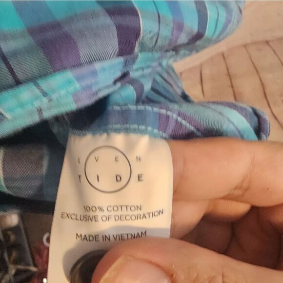 Men's Even Tide "Slim" longsleeve button-down shirt, size LT - Picture 4 of 4